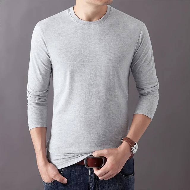 2022 New Men's T Shirt Cotton Long Sleeve Color Round Neck Slim Fit T Shirt Top Plus Size
2022 New Men's T Shirt Cotton Long Sleeve Color Round Neck Slim Fit T Shirt Top Plus Size