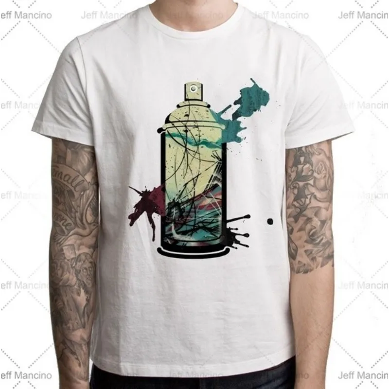 Men's T-shirts Are Hot Graffiti Aerosol Spray Can Men's T-Shirt Street Art Urban Men Loose T-Shirt
Men's T-shirts Are Hot Graffiti Aerosol Spray Can Men's T-Shirt Street Art Urban Men Loose T-Shirt
