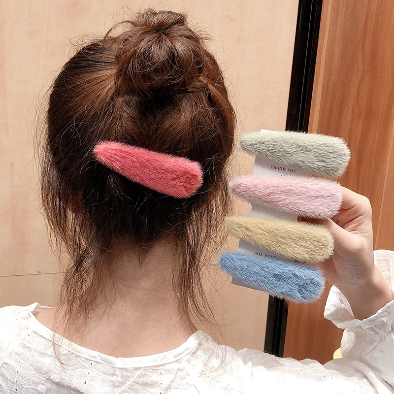 Korean Version Of Girls Autumn And Winter Style Sweet Candy Color Sable Hair Clip Woman Side Clip Or Back Clip Hair Accessories
Korean Version Of Girls Autumn And Winter Style Sweet Candy Color Sable Hair Clip Woman Side Clip Or Back Clip Hair Accessories