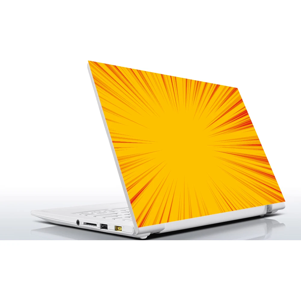 Наклейка Master yellow zoom lines универсальная наклейка для ноутбука 13 14 15 6 16 17 19 дюймов mac