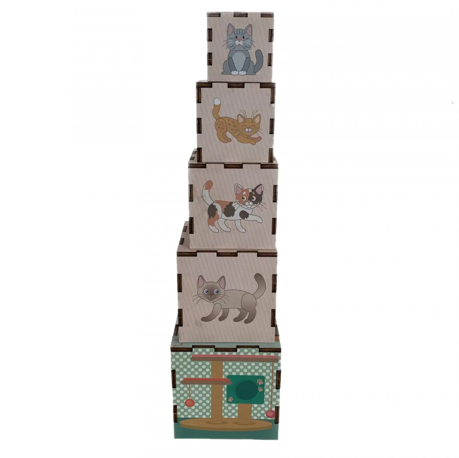 Puzzles PAREMO Sorter pyramid \"Animals\" wooden toys game for boys and girls children learning fine motor skills puzzle children's