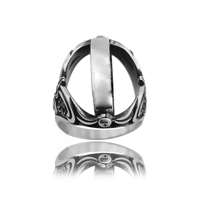 Оригинальный Горячая Распродажа кольца 925 серебро Для мужчин кольцо Винтаж