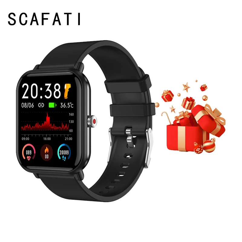 SCAFATI New Men Smart Watch Wristband Men Women Bluetooth Call Sport Clock Heart Rate Monitor Sleep Monitor Smartwatch for phone
SCAFATI New Men Smart Watch Wristband Men Women Bluetooth Call Sport Clock Heart Rate Monitor Sleep Monitor Smartwatch for phone