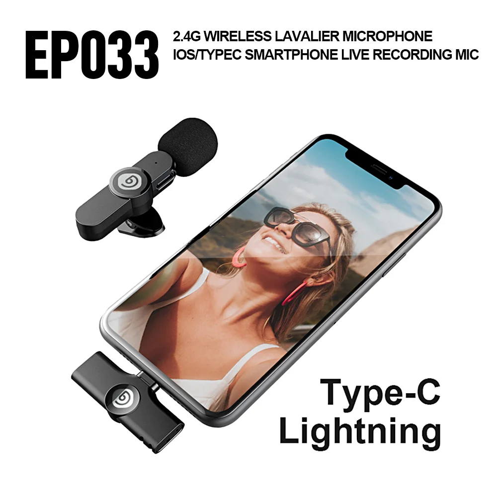 Debra Portable Wireless Lavalier Microphone Audio Video Recording Mini Microphone, iPhone/Android Interface, Real-time Speech.
Debra Portable Wireless Lavalier Microphone Audio Video Recording Mini Microphone, iPhone/Android Interface, Real-time Speech.