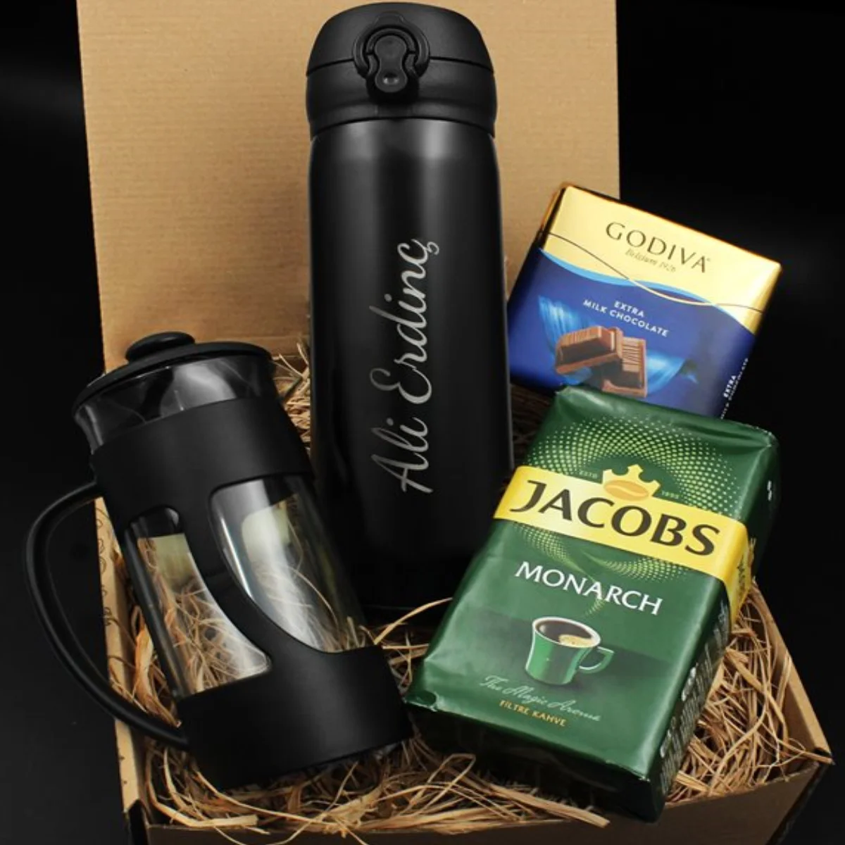 Заблокированный стальной термос, стеклянный французский пресс, Godiva Chocolate Jacobs фильтр кофе с персонализированным именем, подарочный набор на ...
Заблокированный стальной термос, стеклянный французский пресс, Godiva Chocolate Jacobs фильтр кофе с персонализированным именем, подарочный набор на ...
