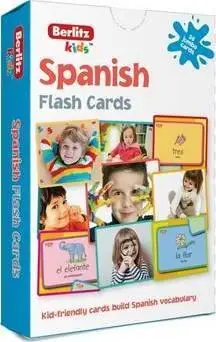 

Флэш-карты Berlitz на испанском языке, материал для изучения и обучения, детские книги на иностранном языке