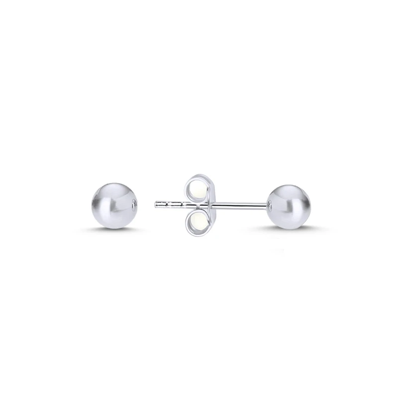 Silver 925 Sterling 4mm Simple Ball Earrings
Silver 925 Sterling 4mm Simple Ball Earrings