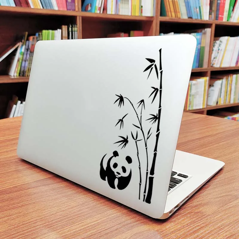 

Наклейка с пандой для ноутбука из бамбука, аксессуары для Macbook Pro 14 16 Air Retina 12 13 15 дюймов, чехол для Mac, Виниловая наклейка для ноутбука, Декор