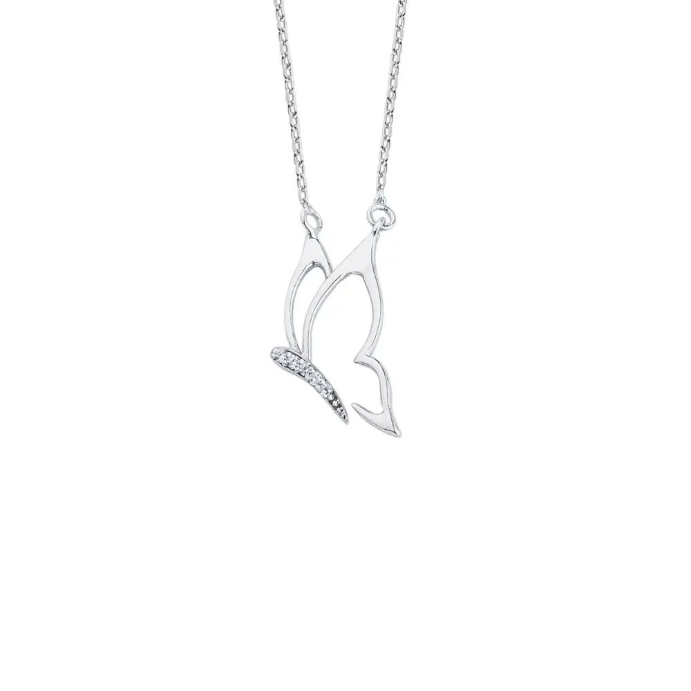 Gift of Jewelry, Zircon Stone Elegant Butterfly Silver Necklace, Moder, Accessories #21544
Gift of Jewelry, Zircon Stone Elegant Butterfly Silver Necklace, Moder, Accessories #21544