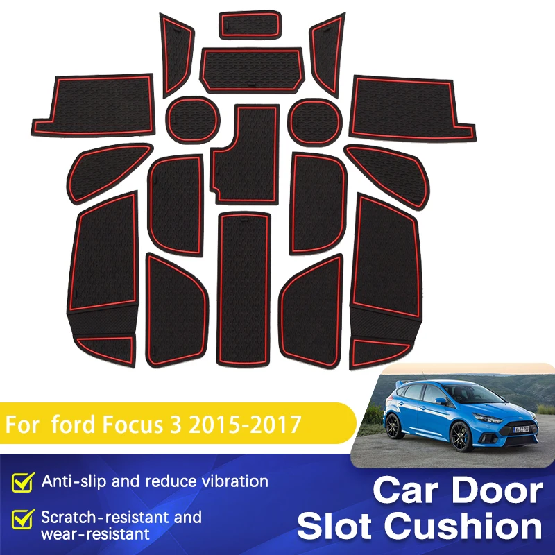 Car Door Groove Mat for ford Focus 3 Facelift RS ST C346 2015~2017 Slot Hole Pad Anti-Slip Rubber Door Groove Mat Car Accessorie
Car Door Groove Mat for ford Focus 3 Facelift RS ST C346 2015~2017 Slot Hole Pad Anti-Slip Rubber Door Groove Mat Car Accessorie