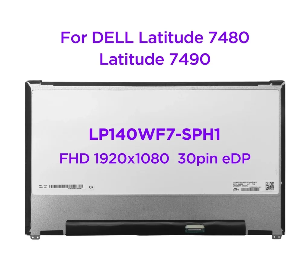 14,0 дюймовый IPS ЖК-экран для ноутбука, телефон совместим с DELL Latitude 7480 7490 LED Display Non-Touch 1920x1080 30pin eDP
14,0 дюймовый IPS ЖК-экран для ноутбука, телефон совместим с DELL Latitude 7480 7490 LED Display Non-Touch 1920x1080 30pin eDP