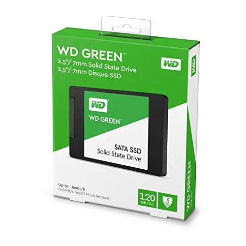 Western Digital WD Green внутренний SSD 2 5 "SATA зеленый 120 ГБ | Компьютеры и офис