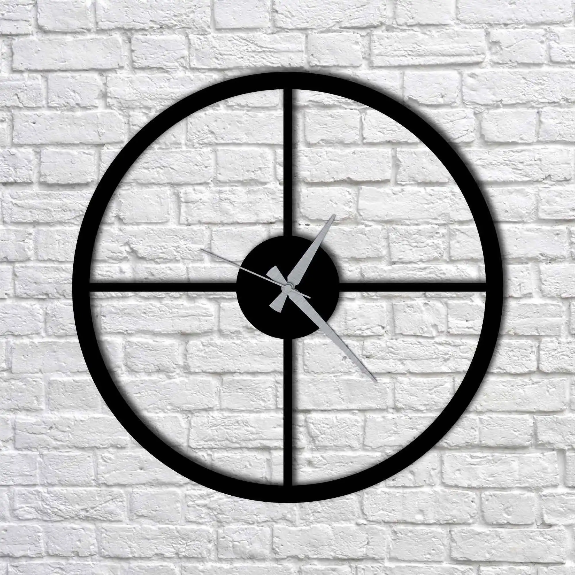 Metal Decor Clock Minimal 50x50 cm Wall Ornament Home Decoration Wall Decor Table
Metal Decor Clock Minimal 50x50 cm Wall Ornament Home Decoration Wall Decor Table