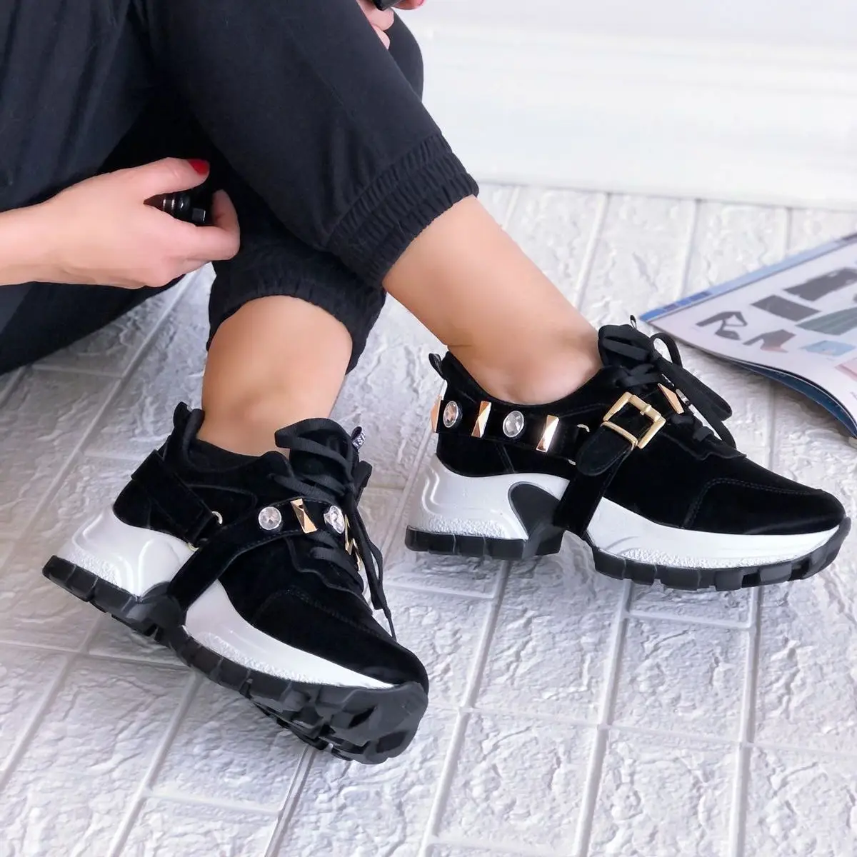 HillWomen Sneaker Casual Breathable Comfortable Platform Sport Shoes Fashion Design Elegant Running Walking Lace Up Ladies Shoe Sneakers Sport Shoes Fashion
HillWomen Sneaker Casual Breathable Comfortable Platform Sport Shoes Fashion Design Elegant Running Walking Lace Up Ladies Shoe Sneakers Sport Shoes Fashion