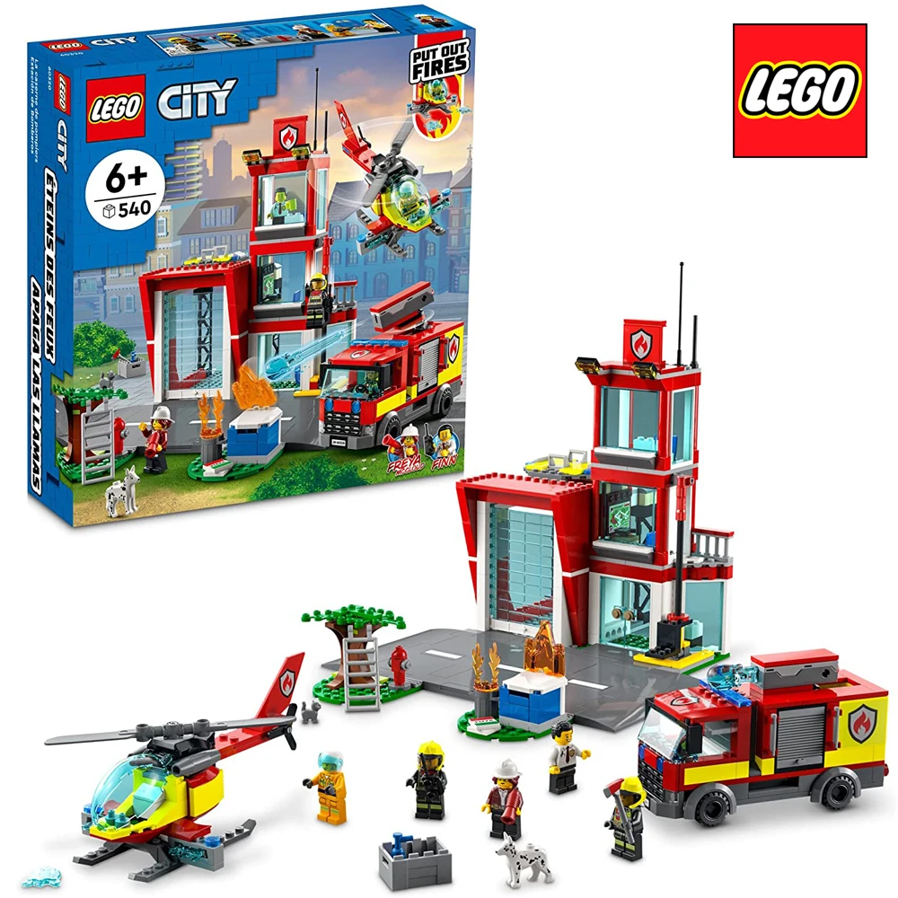 LEGO City Fire Station 60320 Building Set Original For Kids NEW Toy For Children Birthday Gifts For Christmas (540 Pcs)
LEGO City Fire Station 60320 Building Set Original For Kids NEW Toy For Children Birthday Gifts For Christmas (540 Pcs)