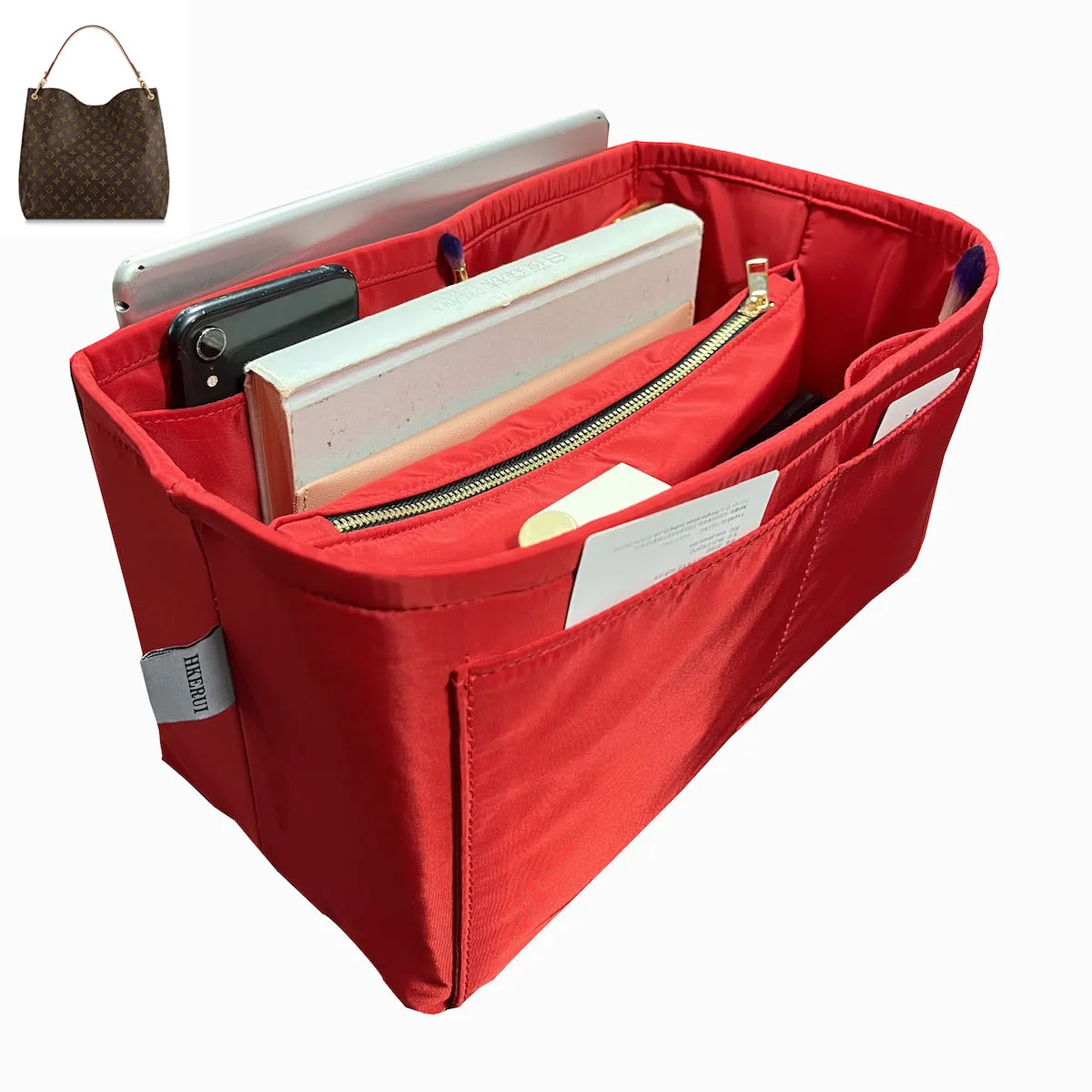 For Graceful PM MM insert Bags Organizer Makeup Handbag Organize Inner Purse Portable base shaper Premium nylon (Handmade)
For Graceful PM MM insert Bags Organizer Makeup Handbag Organize Inner Purse Portable base shaper Premium nylon (Handmade)