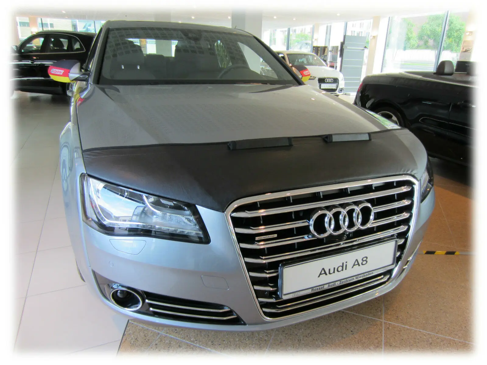 Hood Bra Cover Bonnet Mask Fits For Audi A8 2011-2013 Car Protector Stone Guard Tuning Parts Accessories
Hood Bra Cover Bonnet Mask Fits For Audi A8 2011-2013 Car Protector Stone Guard Tuning Parts Accessories