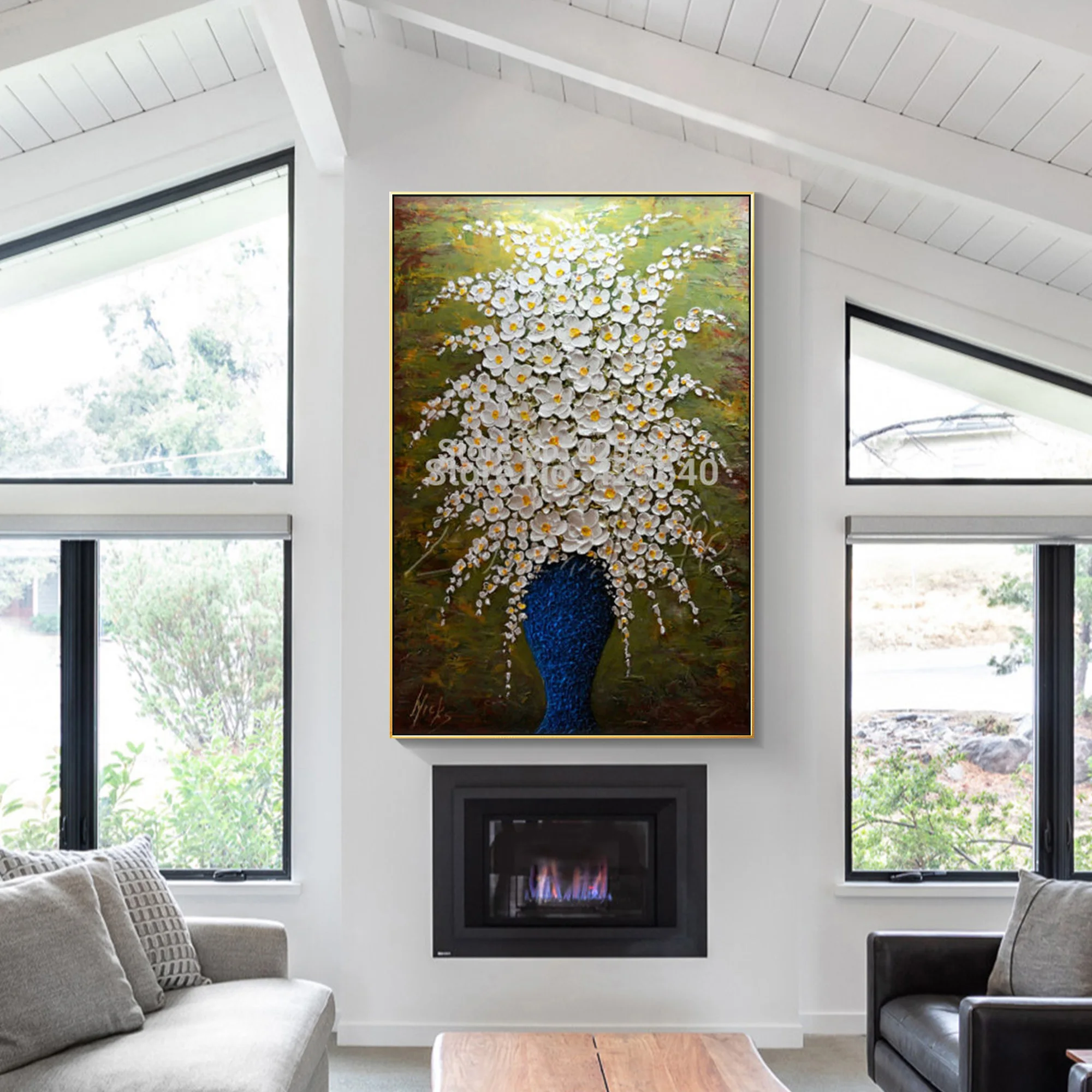 Canvas Painting palette knife 3D texture acrylic white Flowers cuadros decoracion Wall art Pictures For Living Room home decor16
Canvas Painting palette knife 3D texture acrylic white Flowers cuadros decoracion Wall art Pictures For Living Room home decor16