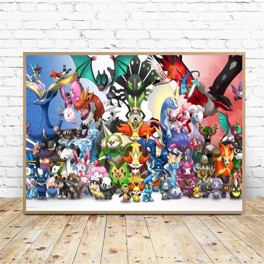 Anime Poster Pokemon Pictures Modern Mural Wall Art Pikachu Canvas Painting Child Bedroom Decoration Prints Home Decor Cuadros
Anime Poster Pokemon Pictures Modern Mural Wall Art Pikachu Canvas Painting Child Bedroom Decoration Prints Home Decor Cuadros