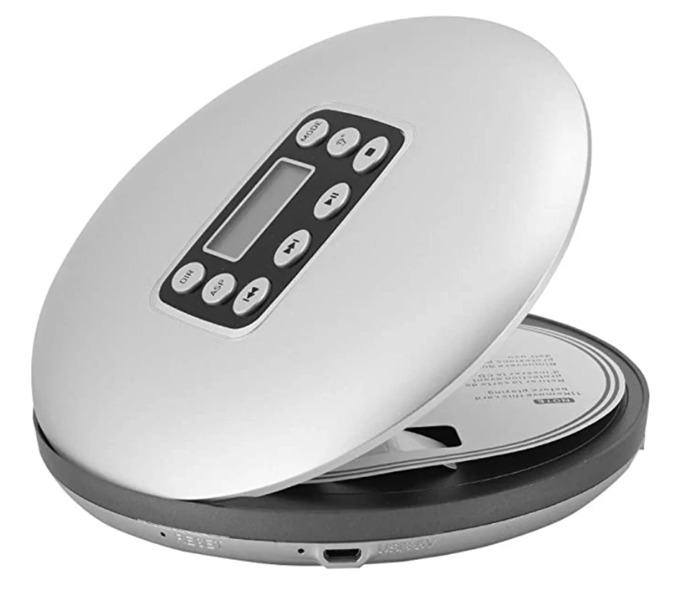 Перезаряжаемый портативный CD проигрыватель HOTT 711 с ЖК дисплеем стерео Walkman