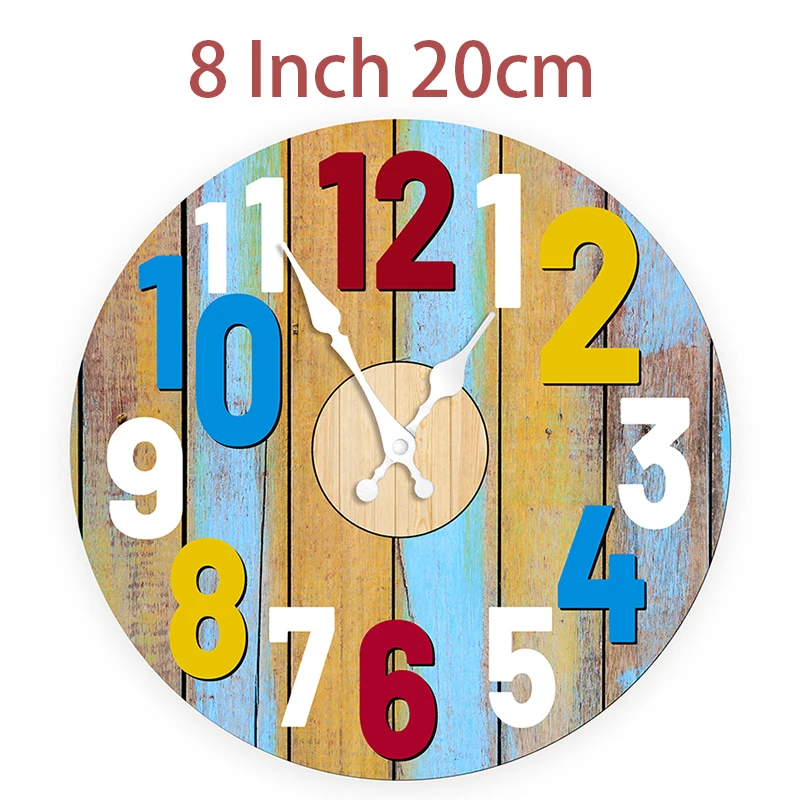 Rustic Retro Style Wooden Wall Clock for Living Room Home Decor 8 Inch 20 CM Unique Design Classic Round Silent Wood Wall Clock
Rustic Retro Style Wooden Wall Clock for Living Room Home Decor 8 Inch 20 CM Unique Design Classic Round Silent Wood Wall Clock