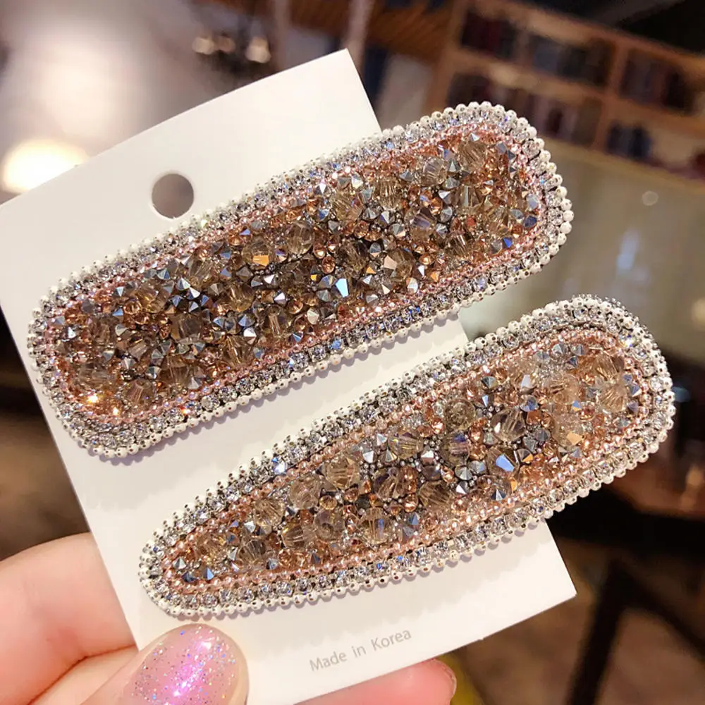 1Pc Shining Crystal Rhinestone Women Hairpins Barrettes Girls Trendy Geometric Hair Clip Seed Beads Hairgrip Hair Accessories 
1Pc Shining Crystal Rhinestone Women Hairpins Barrettes Girls Trendy Geometric Hair Clip Seed Beads Hairgrip Hair Accessories