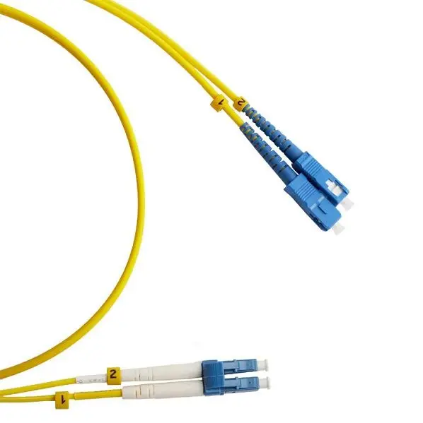 Патч-корд оптический (optic patch cord) LC/UPC-SC/UPC SM 9/125 duplex 1м | Мобильные телефоны и