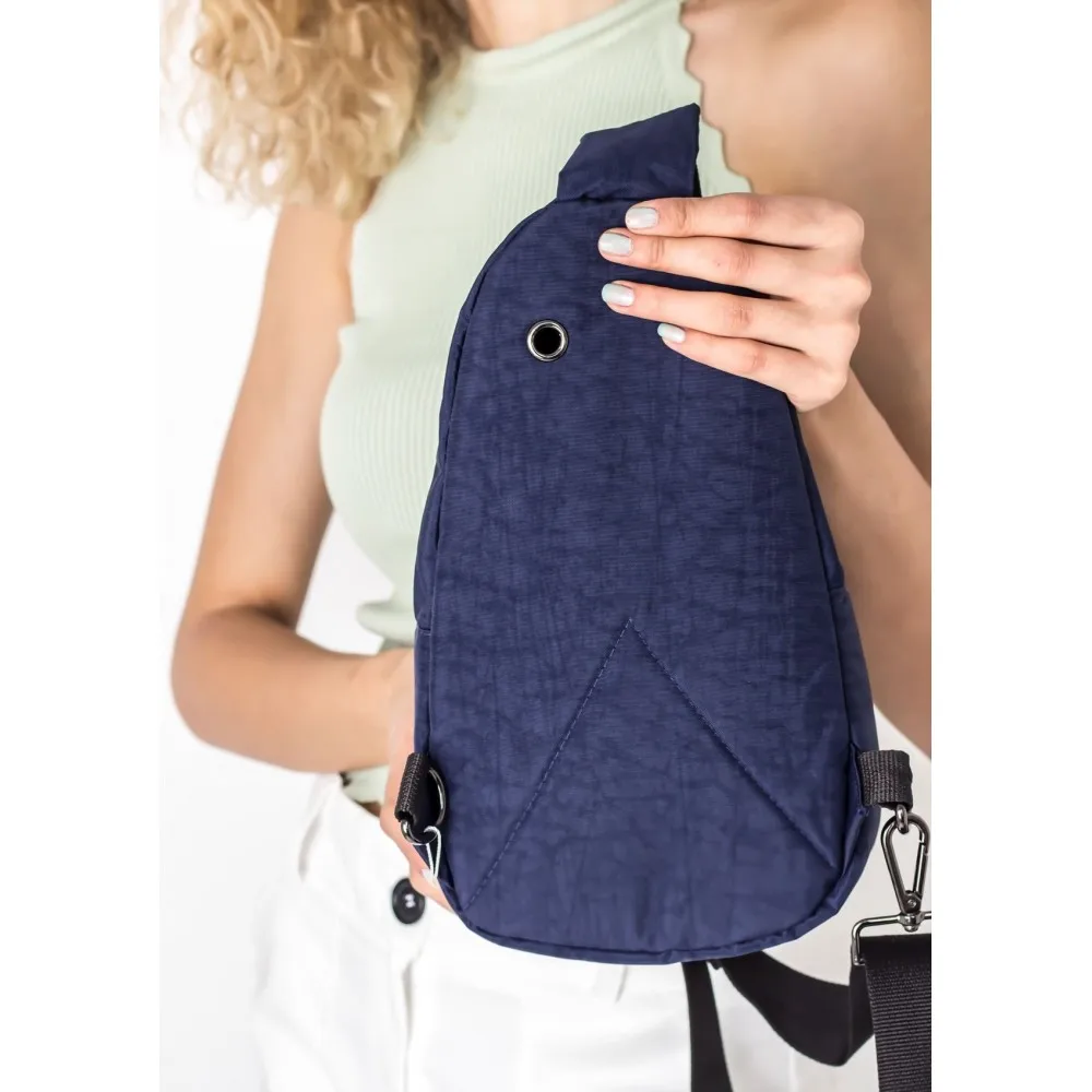 Blue Color Fashion Trend Women Lady 2 Compartments Quality Zippered Fabric Waist Crossbody Backpack and Shoulder Bag
Blue Color Fashion Trend Women Lady 2 Compartments Quality Zippered Fabric Waist Crossbody Backpack and Shoulder Bag