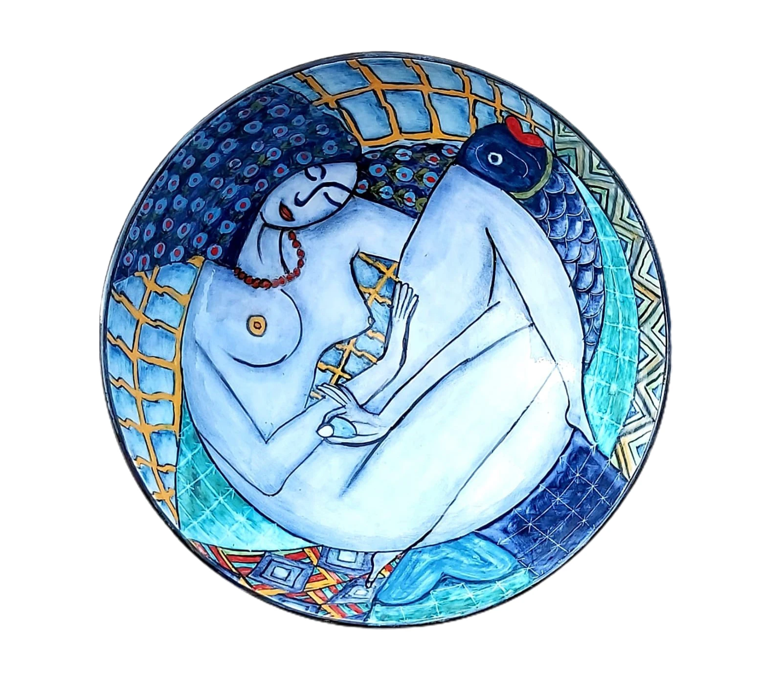 Finecraft Handmade 100% Original and Original Design Ceramic, Tile Decorative Plate and Box Es-661
Finecraft Handmade 100% Original and Original Design Ceramic, Tile Decorative Plate and Box Es-661