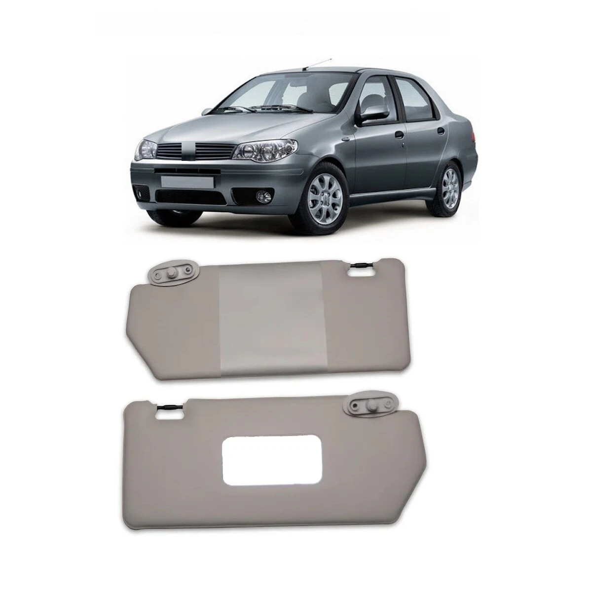 For Fiat Palio-Albea Interior Sun Visor White Left Right 2 PCs Set Car Sun Siperlik Protection Accessory Replacement Parça replacement Refresh
For Fiat Palio-Albea Interior Sun Visor White Left Right 2 PCs Set Car Sun Siperlik Protection Accessory Replacement Parça replacement Refresh