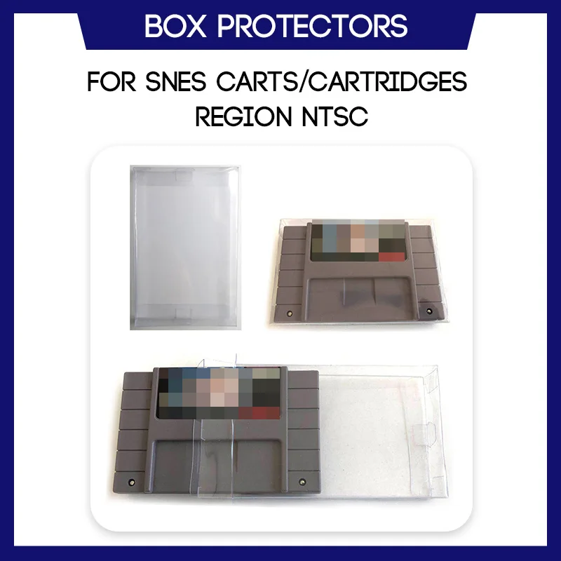 Box Protector For SNES For Super Nintendo Cart Cartridge NTSC Game Custom Made Plastic Case
Box Protector For SNES For Super Nintendo Cart Cartridge NTSC Game Custom Made Plastic Case