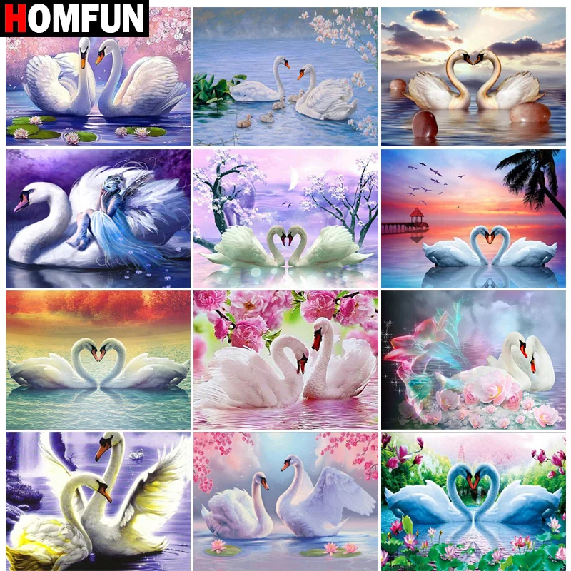 Алмазная 5D Вышивка HOMFUN «Лебедь», картина с полными квадратными и круглыми стразами, вышивка крестиком, домашний декор, подарок
Алмазная 5D Вышивка HOMFUN «Лебедь», картина с полными квадратными и круглыми стразами, вышивка крестиком, домашний декор, подарок