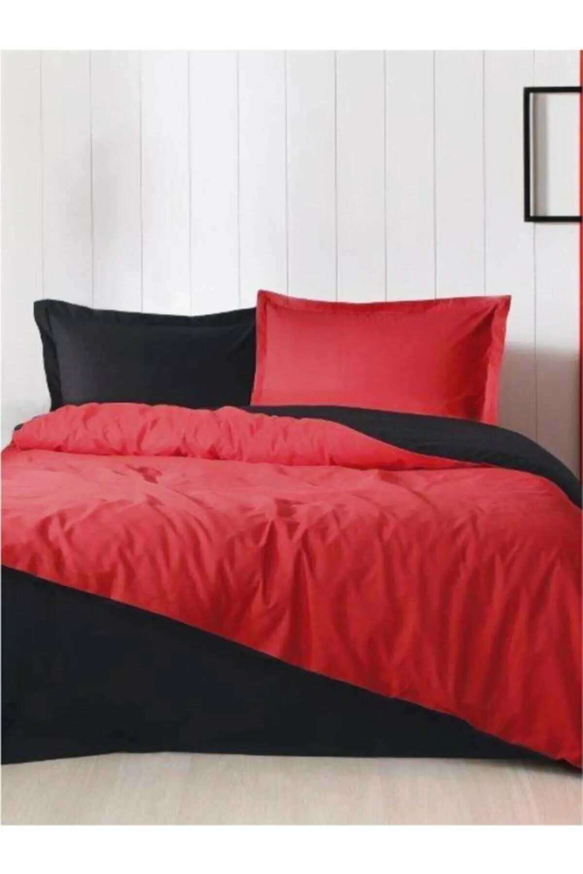 

Özdilek Colormix Double Duvet Cover Set Red Without Elastic, 200x220 Duvet Cover 240x260 Bed Sheet 50x70 Pillowcase (2 Pieces)