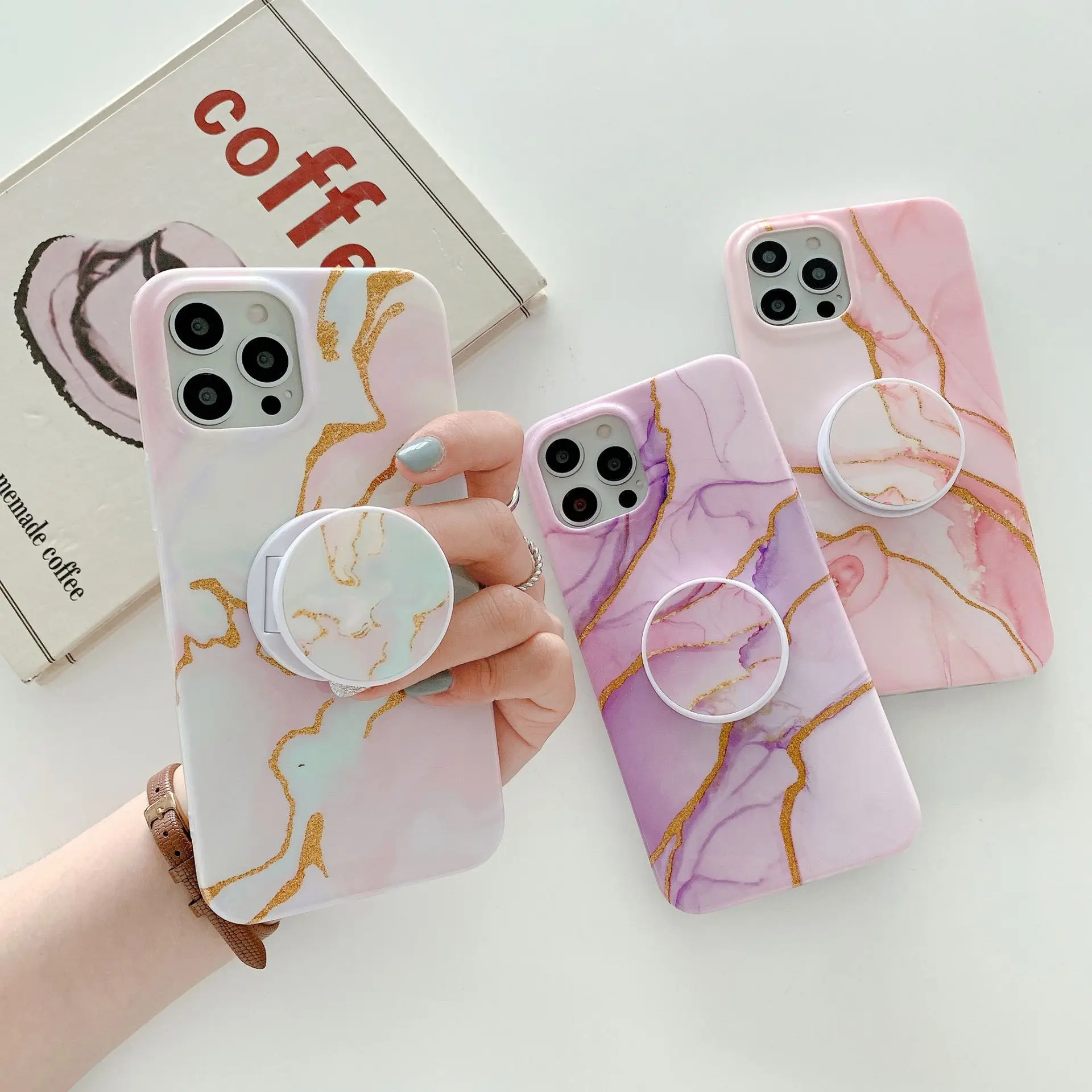 Marble Stand Holder Phone Cases For iphone 13 SE 2020 12 11 Pro XS Max XR X 8 7 Plus Case Silicone Soft TPU Back Cover
Marble Stand Holder Phone Cases For iphone 13 SE 2020 12 11 Pro XS Max XR X 8 7 Plus Case Silicone Soft TPU Back Cover