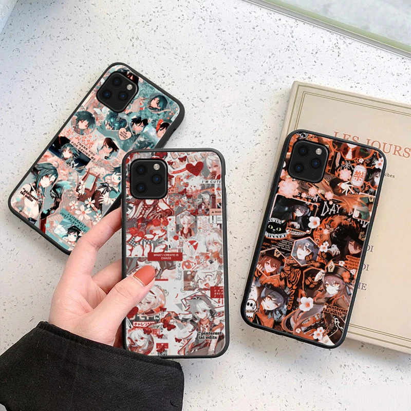 Genshin Impact Anime Silicone Case Funda For iPhone 6 6S 7 8 X XR XS 11 11 Pro 12 12 Pro 13 13 Pro Black Shell Cover Coque
Genshin Impact Anime Silicone Case Funda For iPhone 6 6S 7 8 X XR XS 11 11 Pro 12 12 Pro 13 13 Pro Black Shell Cover Coque