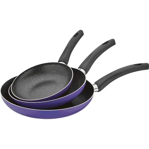 Papilla Rosetta 18-22-26 cm Frying Pan Set-Purple 
Papilla Rosetta 18-22-26 cm Frying Pan Set-Purple