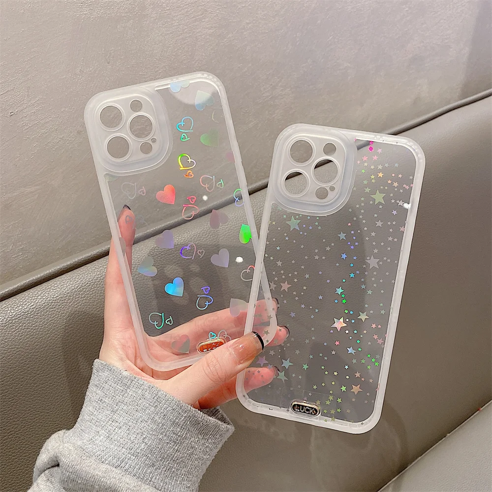 Fashion Love Heart Pattern Clear Phone Case For iPhone 11 13 12 Pro Max X XS XR 7 8 Plus SE 2020 Shockproof Back Cover
Fashion Love Heart Pattern Clear Phone Case For iPhone 11 13 12 Pro Max X XS XR 7 8 Plus SE 2020 Shockproof Back Cover