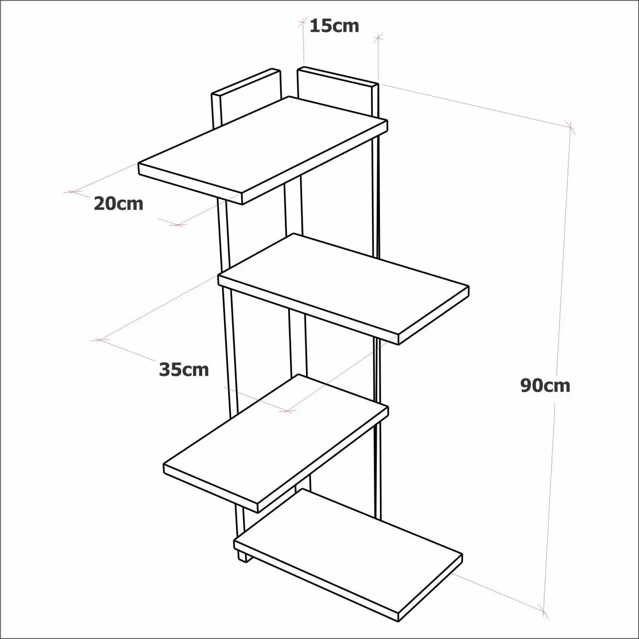 Home Furniture Living Room Furniture Decorative Bookcase Wall Library Cornered Book Cornered Bookcase Wall Shelf Oak
Home Furniture Living Room Furniture Decorative Bookcase Wall Library Cornered Book Cornered Bookcase Wall Shelf Oak