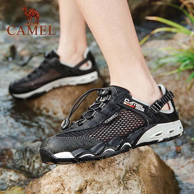CAMEL Men Women Sandals Male Female Breathable Quick-drying Non-slip Shoes Fishing Shoes Wading Beach Sandals
CAMEL Men Women Sandals Male Female Breathable Quick-drying Non-slip Shoes Fishing Shoes Wading Beach Sandals