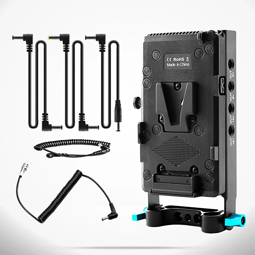 Система питания V-Mount Battery Plate 15 мм кабелепровода Clamp монтажная плата аккумулятора с DC на BMPCC 4K/6K пружинный провод
Система питания V-Mount Battery Plate 15 мм кабелепровода Clamp монтажная плата аккумулятора с DC на BMPCC 4K/6K пружинный провод