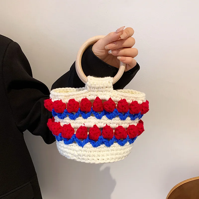 2022 New Summer Brand High-Quality Texture Wild Wool Knitting Niche Design Bag Women'S Single Shoulder Crossbody Bucket Handbag
2022 New Summer Brand High-Quality Texture Wild Wool Knitting Niche Design Bag Women'S Single Shoulder Crossbody Bucket Handbag