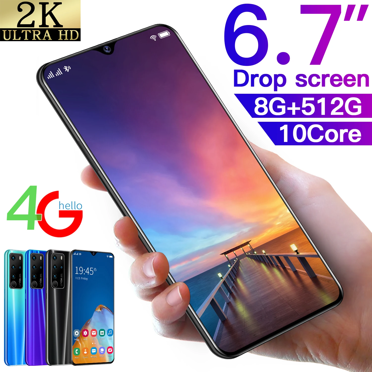 New Global Version Cell Mobile Phones p47pro 12G 256GB Daul Sim 5G Celulares 48MP Cameras Telefon 4800mAh Battery Smart phone
New Global Version Cell Mobile Phones p47pro 12G 256GB Daul Sim 5G Celulares 48MP Cameras Telefon 4800mAh Battery Smart phone