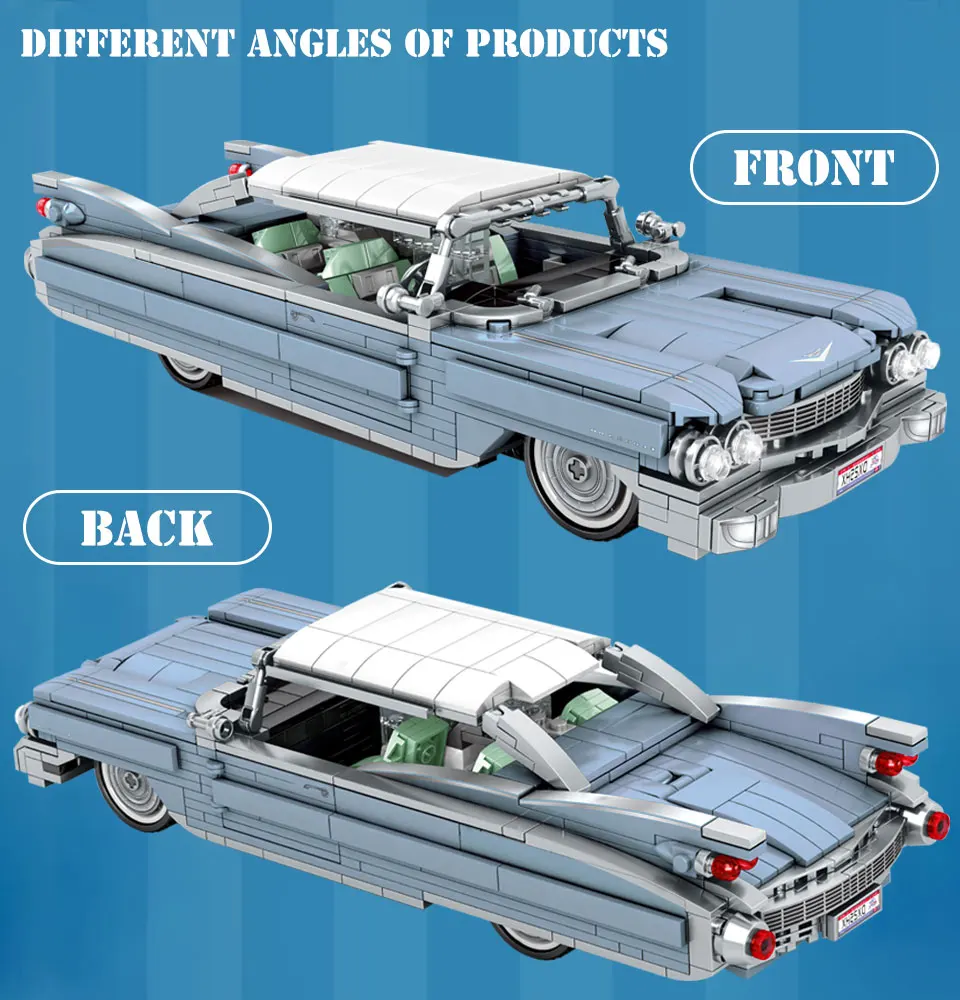 BZDA Creator Technical Retro Car Building Blocks Moc Bricks Classic Cars Toys Car model Christmas Gifts For Kids Toys Boys BZDA Creator Technical Retro Car Building Blocks Moc Bricks Classic Cars Toys Car model Christmas Gifts For Kids Toys Boys