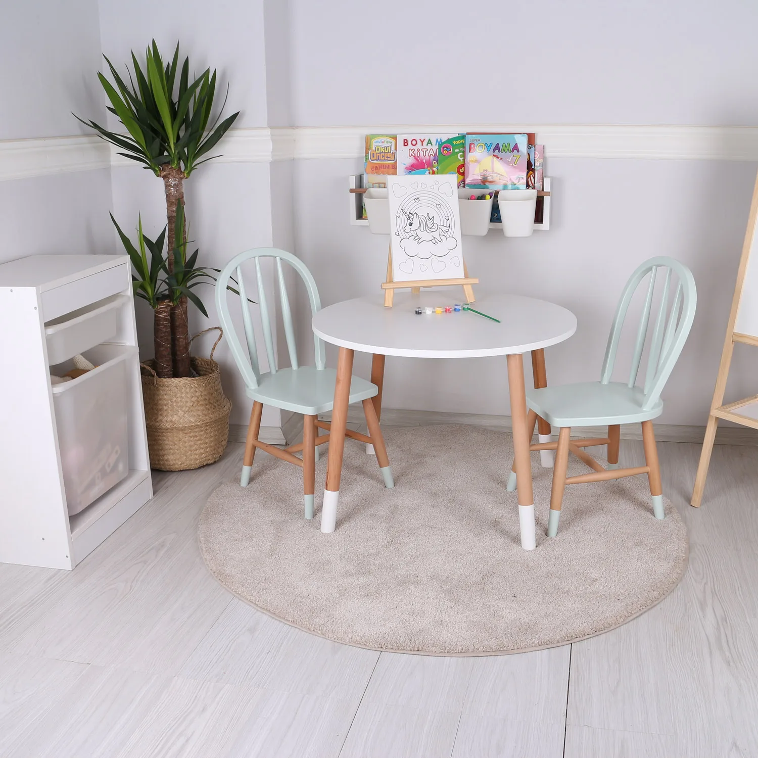 Children activity wooden table chair set-personalized-high quality-european product-2 chair and 1 big size table
Children activity wooden table chair set-personalized-high quality-european product-2 chair and 1 big size table