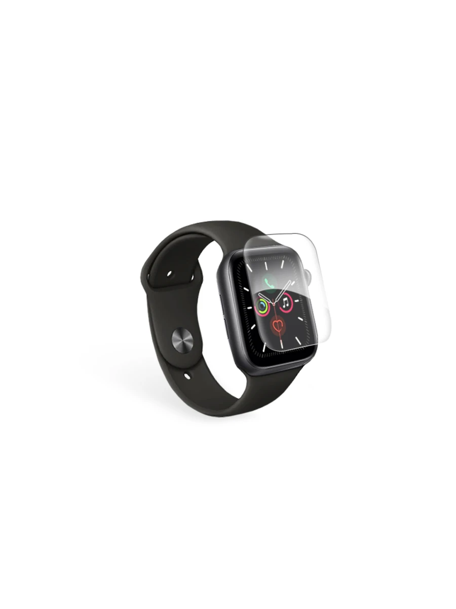 Комплект защитных пленок MOCOLL Apple Watch 44mm для дисплея Глянцевая (2шт) и корпуса