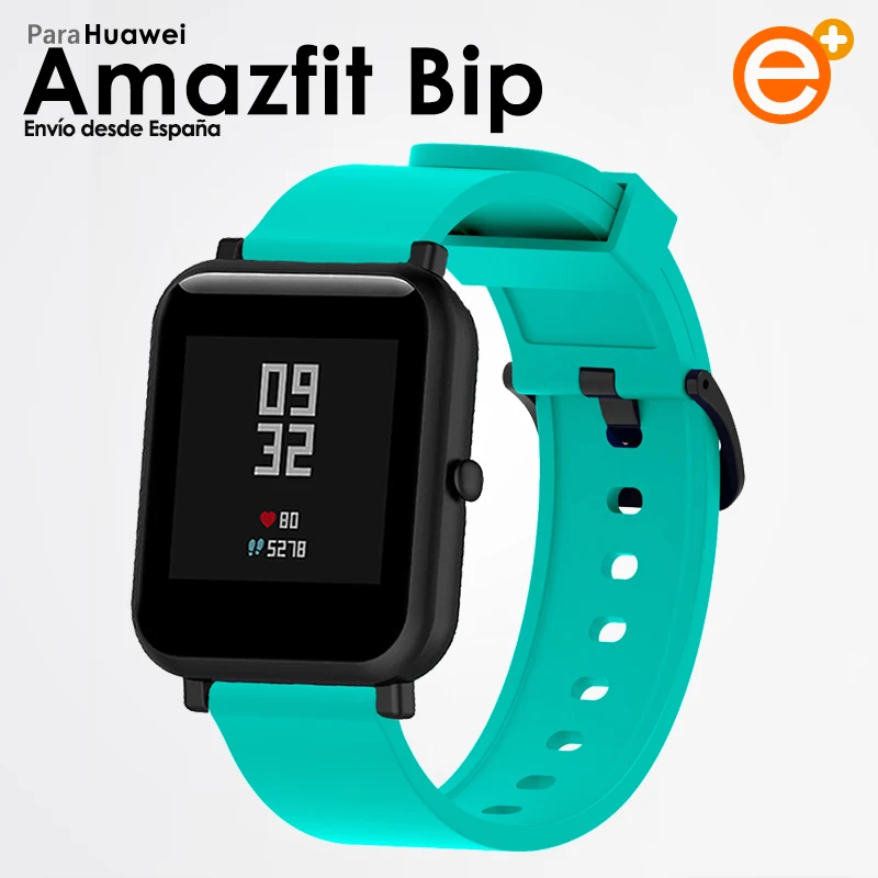 Ремешок Amazfit Bip сменный силиконовый гибкий браслет для смарт-часов спортивный