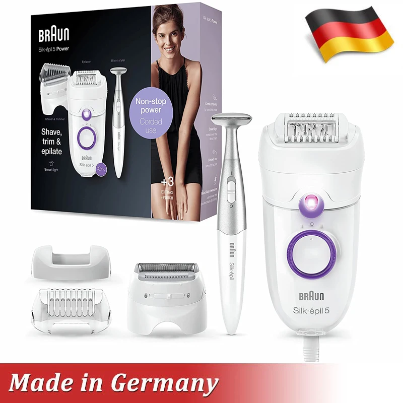 Эпилятор Braun Silk-epil 5 Power для удаления волос с женскими электрическими бриллиантами