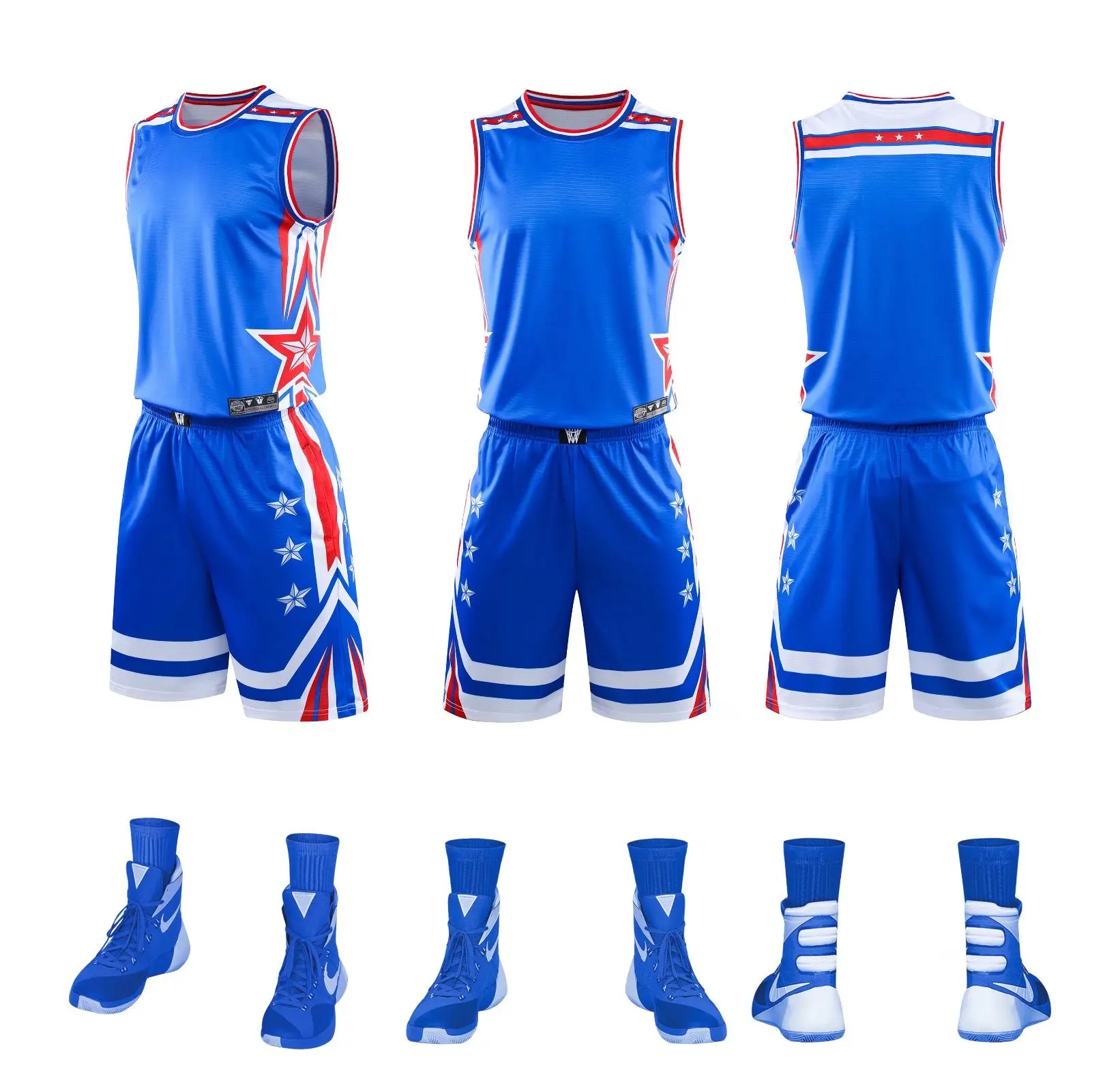 Quick Dry Breathable Boys Basketball Jerseys Shirt Sports Shirts and Athletic Shorts Set for Youth Men Women Basketball Jersey
Quick Dry Breathable Boys Basketball Jerseys Shirt Sports Shirts and Athletic Shorts Set for Youth Men Women Basketball Jersey