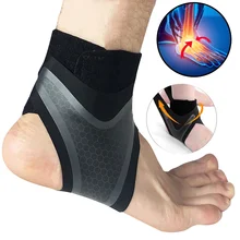 1PCS Ankle Brace Adjustable Elastic Plantar Fasciitis Ankle Guard Anklet Foot Support for Sports Running Weight Lifting Socks