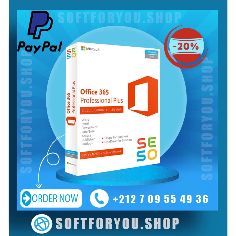 

{Microsoft office 365 professional plus ✅ Personel Account✅ 32/64✅MS retail✅global lifetime✅multi Language Fast Delivery}